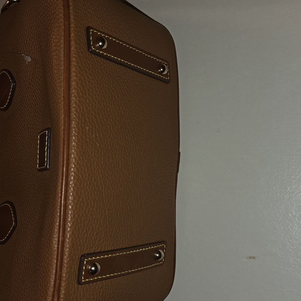 Brown Leather Dooney Bourke Handbag - Picture 2 of 4